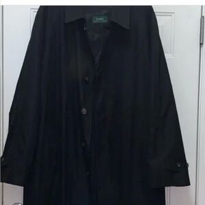 Ralph Lauren Double RL Black Trench Coat